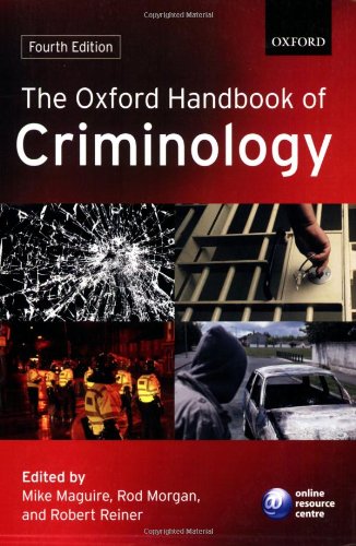 Imagen de archivo de The Oxford Handbook of Criminology a la venta por WorldofBooks