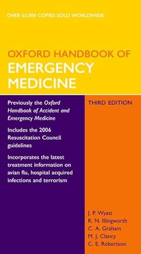 Beispielbild fr Oxford Handbook of Emergency Medicine zum Verkauf von Better World Books