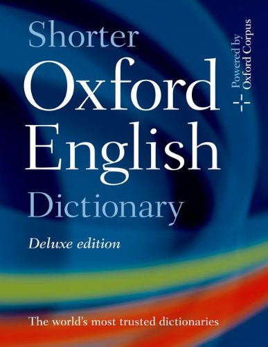 9780199206889: Shorter Oxford English Dictionary - Deluxe Edition (incl. CD)