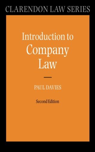 9780199207763: Introduction to Company Law (Clarendon Law) (Clarendon Law Series)