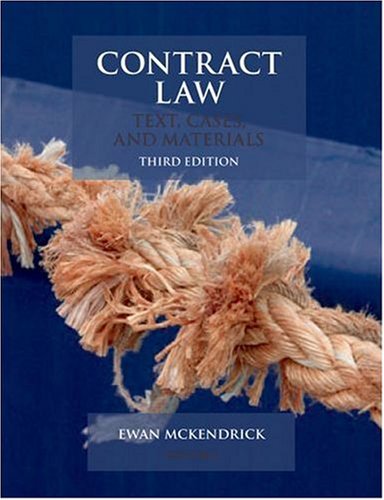 Beispielbild fr Contract Law: Text, Cases, & Materials: Text, Cases, and Materials zum Verkauf von WorldofBooks