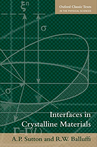 9780199211067: Interfaces in Crystalline Materials (Oxford Classic Texts in the Physical Sciences)