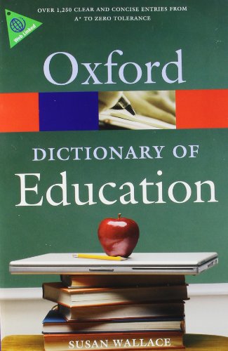 Beispielbild fr A Dictionary of Education (Oxford Paperback Reference) (Oxford Quick Reference) zum Verkauf von WorldofBooks