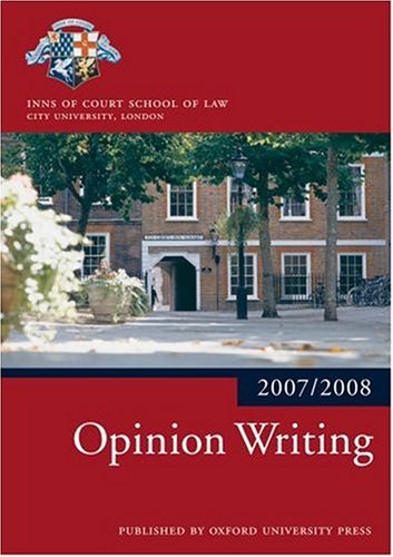 9780199212248: Opinion Writing 2007-08: 2007 Edition |a 2007 ed.