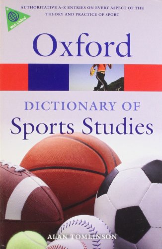 Beispielbild fr A Dictionary of Sports Studies zum Verkauf von Better World Books