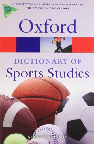 Imagen de archivo de A Dictionary of Sports Studies a la venta por Better World Books