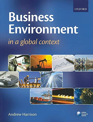 Beispielbild fr Business Environment in a Global Context zum Verkauf von AwesomeBooks