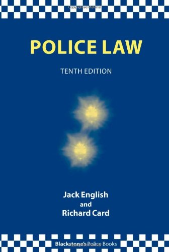 Imagen de archivo de Police Law a la venta por Better World Books Ltd