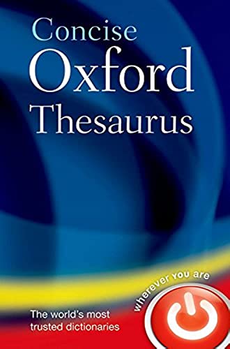 Imagen de archivo de Concise Oxford Thesaurus a la venta por Zoom Books Company