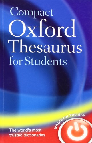 Beispielbild fr Compact Oxford Thesaurus for University and College Students zum Verkauf von AwesomeBooks