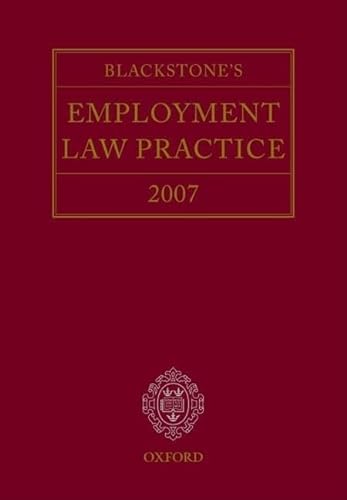 Blackstone's Employment Law Practice 2007 (9780199216734) by Brown, Damian; Korn, Anthony; Mansfield, Gavin; Palca, Julia; Taylor, Catherine