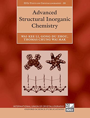 Beispielbild fr Advanced Structural Inorganic Chemistry zum Verkauf von Prior Books Ltd