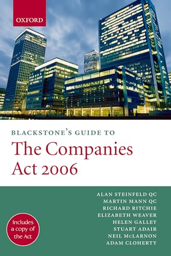 Imagen de archivo de Blackstone's Guide to the Companies Act 2006 (Paperback) a la venta por Iridium_Books