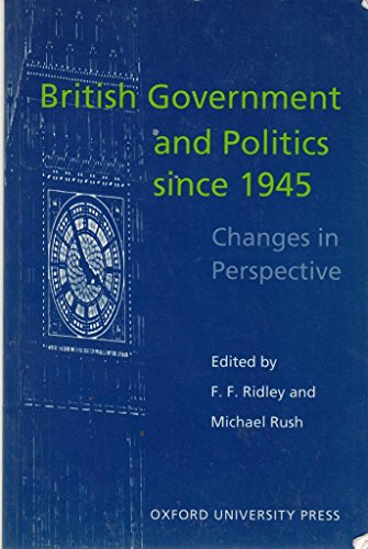 Imagen de archivo de British Government and Politics Since 1945 a la venta por Eat My Words Books