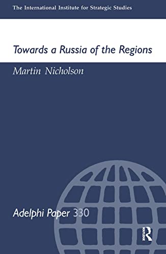 Stock image for Towards a Russia of the Regions (Adelphi series) for sale by Chiron Media
