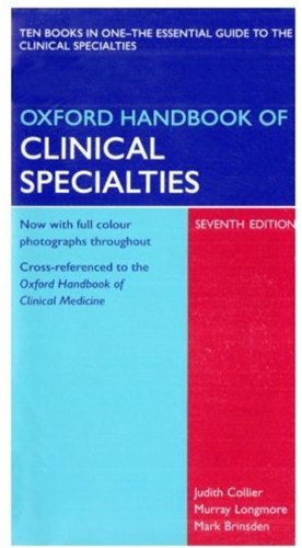 9780199227150: Oxford Handbook of Clinical Specialties - Book and PDA Pack (Oxford Handbooks Series)