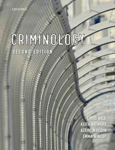 Beispielbild fr Criminology zum Verkauf von AwesomeBooks