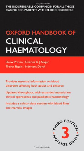 Beispielbild fr Oxford Handbook of Clinical Haematology (Oxford Medical Handbooks) zum Verkauf von Housing Works Online Bookstore