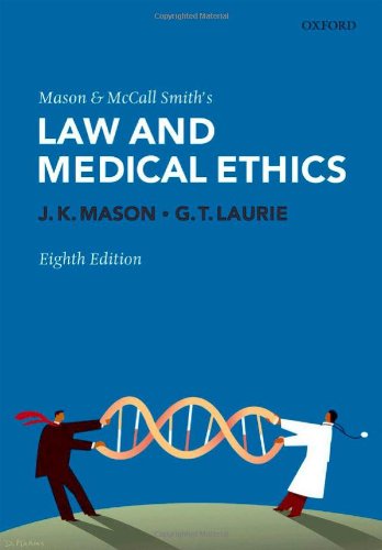 Beispielbild fr Mason and Mccall Smith's Law and Medical Ethics zum Verkauf von Better World Books