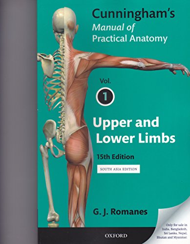 9780199229093: Cunningham's Manual Of Practical Anatomy: Upper And Lower Limbs (Vol I), 15/e PB