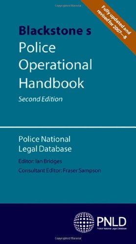 Imagen de archivo de Blackstone's Police Operational Handbook a la venta por Goldstone Books