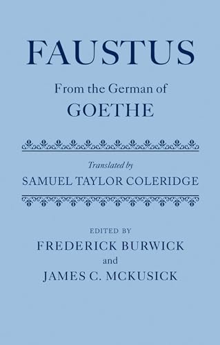 9780199229680: Faustus: From the German of Goethe: Translated by Samuel Taylor Coleridge