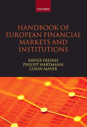 Stock image for Handbook of European Financial Markets and Institutions for sale by Better World Books: West