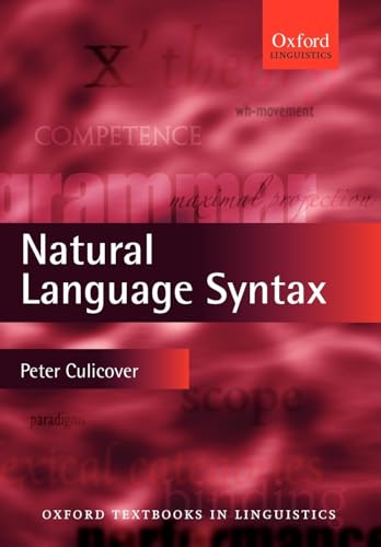 Natural Language Syntax (Oxford Textbooks in Linguistics)