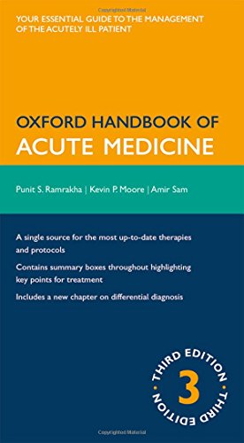 Beispielbild fr Oxford Handbook of Acute Medicine zum Verkauf von Better World Books