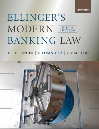 9780199232093 Ellinger S Modern Banking Law Abebooks