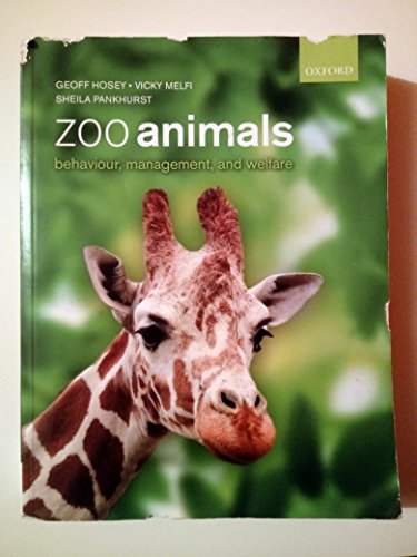 Immagine dell'editore per Zoo Animals : Behaviour, Management and Welfare venduto da Better World Books Ltd