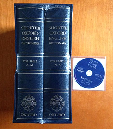 9780199233250: Shorter Oxford English Dictionary - Deluxe Leather Bound Edition