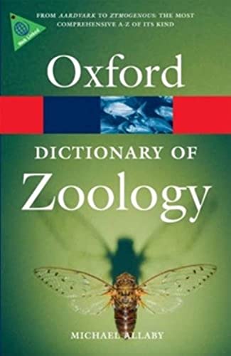 Imagen de archivo de A Dictionary of Zoology (Oxford Quick Reference) a la venta por AwesomeBooks