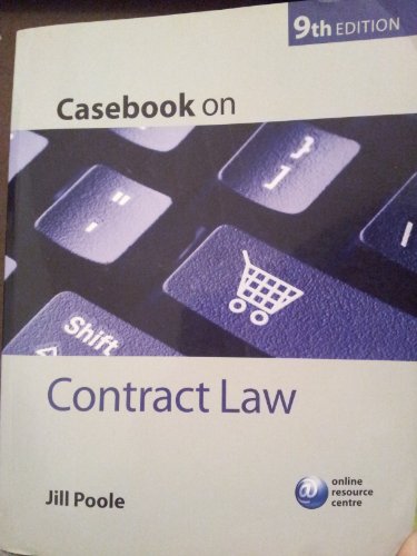 Stock image for Casebook on Contract Law for sale by AwesomeBooks