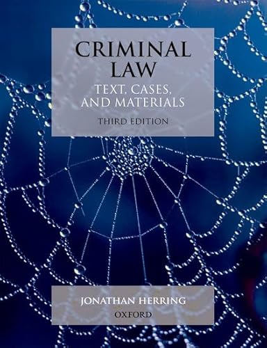 Imagen de archivo de Criminal Law: Text, Cases and Materials a la venta por WorldofBooks