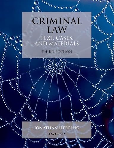 Stock image for Criminal Law: Text, Cases and Materials (Text Cases & Materials) for sale by AwesomeBooks