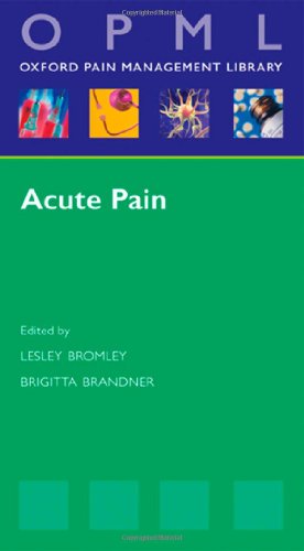 Beispielbild fr Acute Pain (Oxford Pain Management Library) zum Verkauf von Anybook.com