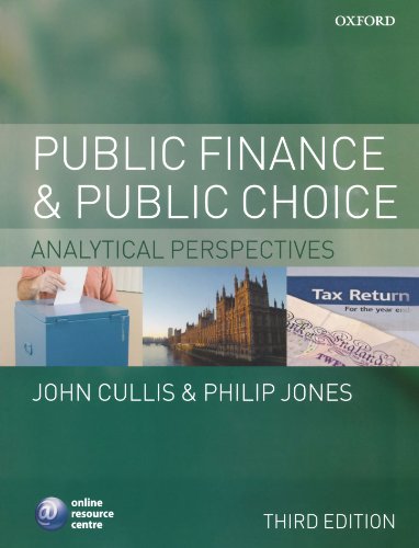 

Public finance and public choice analytical perspectives