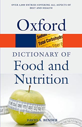 Beispielbild fr A Dictionary of Food and Nutrition (Oxford Quick Reference) zum Verkauf von HPB-Red