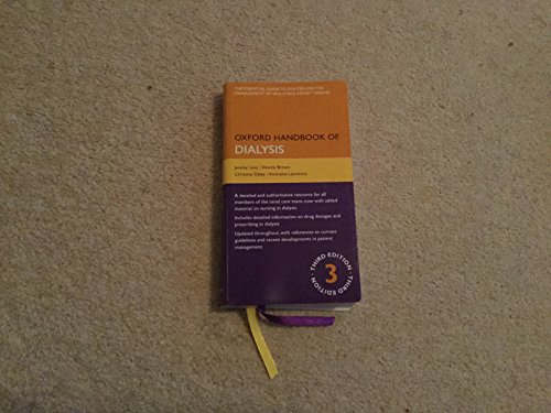 9780199235285: Oxford Handbook of Dialysis