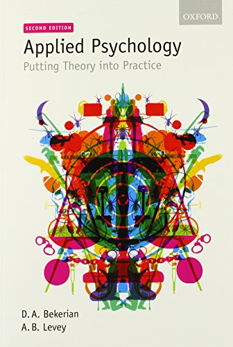 Imagen de archivo de Applied Psychology: Putting Theory into Practice a la venta por Books of the Smoky Mountains