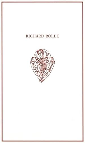 Beispielbild fr Richard Rolle: Uncollected Prose and Verse: 329 (Early English Text Society Original Series) zum Verkauf von WorldofBooks