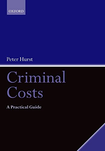 Criminal Costs A Practical Guide