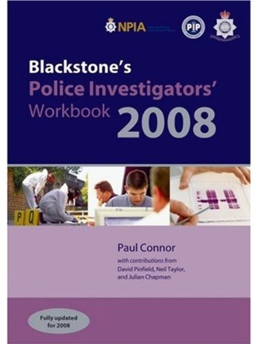 Imagen de archivo de Blackstone's Police Investigators' Workbook 2008 (Blackstone's Police Manuals) a la venta por AwesomeBooks