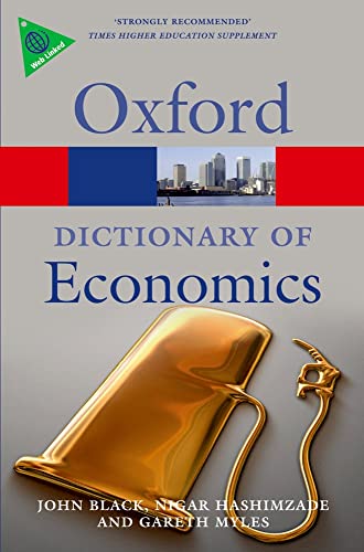 Beispielbild fr A Dictionary of Economics (Oxford Quick Reference) zum Verkauf von More Than Words