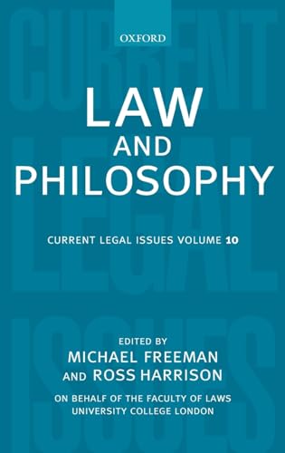 9780199237159: Law and Philosophy (Current Legal Issues)