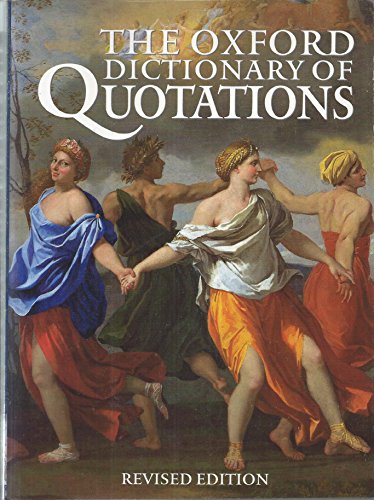 9780199237173: Oxford Dictionary of Quotations