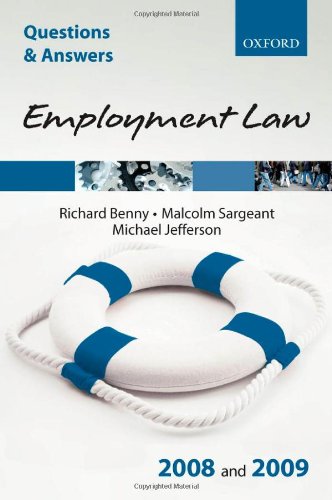 9780199237241: Q & A Employment Law 2008 and 2009 (Law Questions & Answers)