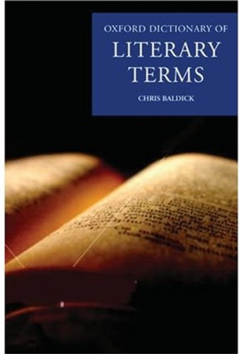 9780199238910: The Oxford Dictionary of Literary Terms (Oxford Paperback Reference)