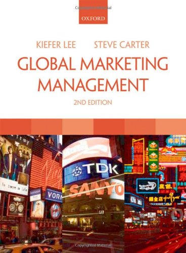 9780199239429: Global Marketing Management